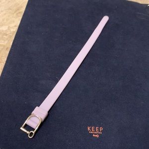 KEEP Collective lilac silicone band